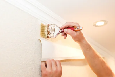 Pose de papier peint à Vézinnes — revêtements muraux et toiles de verre